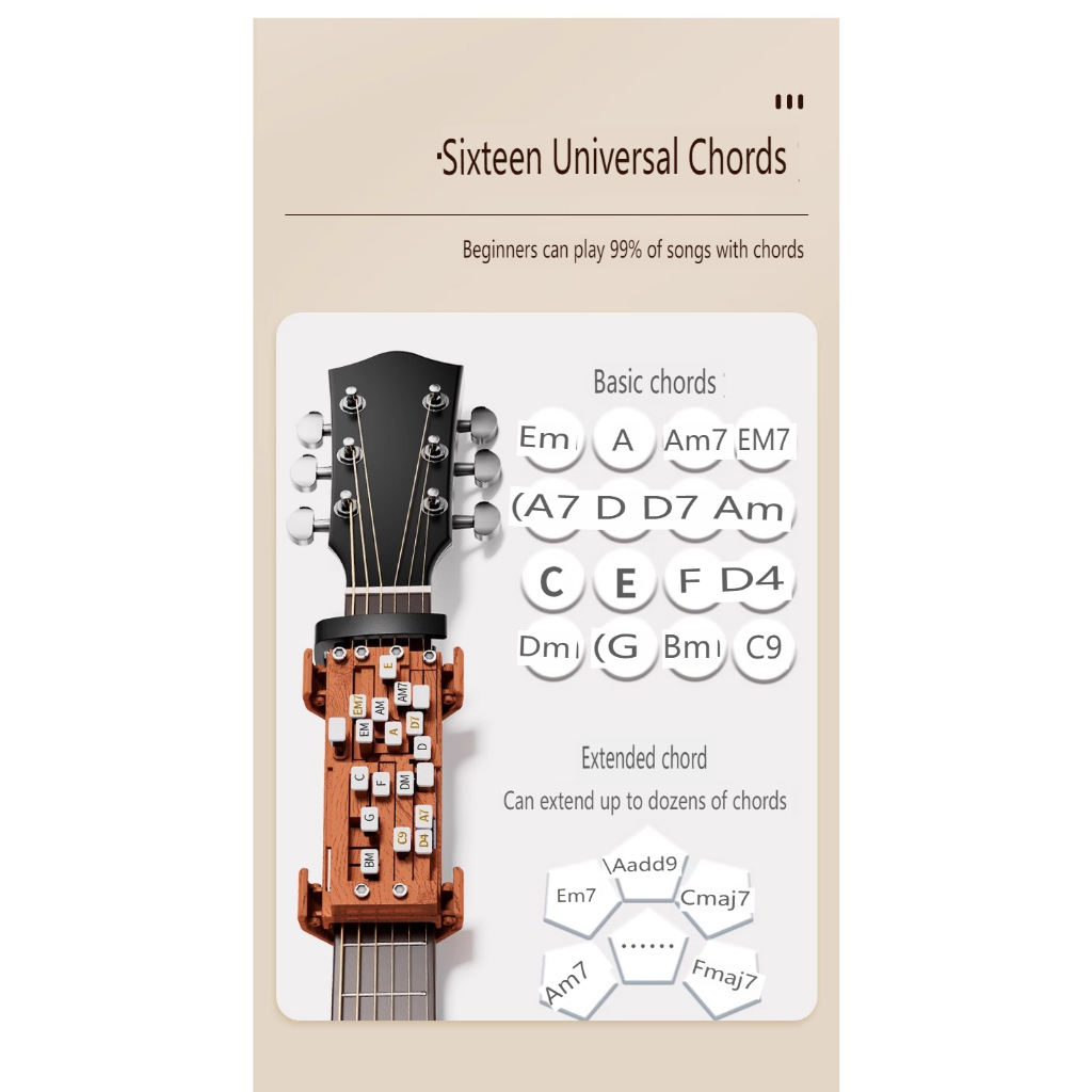 Guitar Aid Chords Trainer, Ayuda Educativa Para El Aprendiza | Cuotas Sin Interés