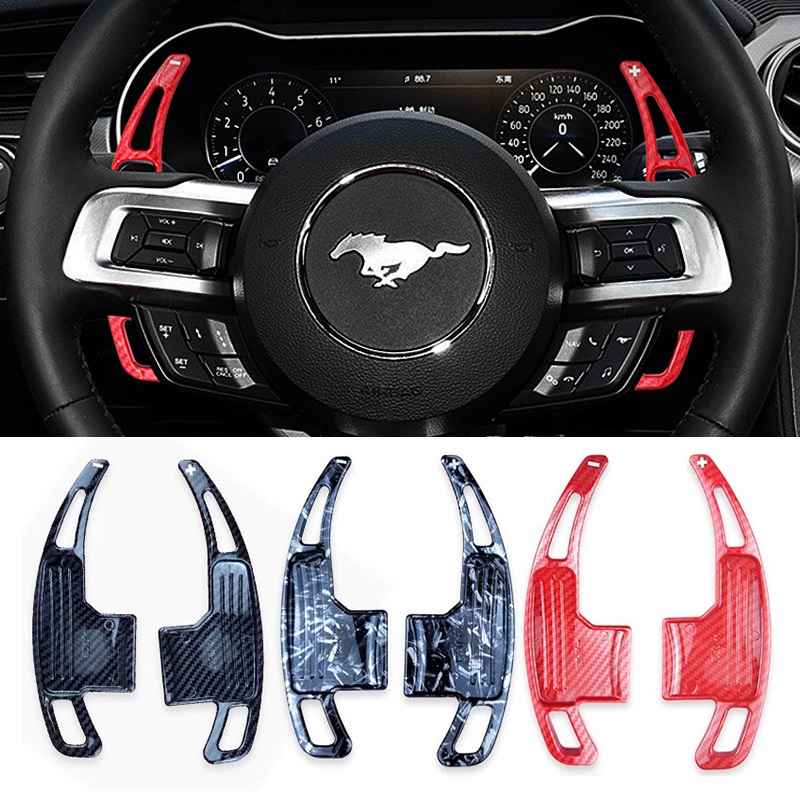 For Ford Mustang 2015 2016 2017 2018 2019 carbon fiber Steering Wheel ...