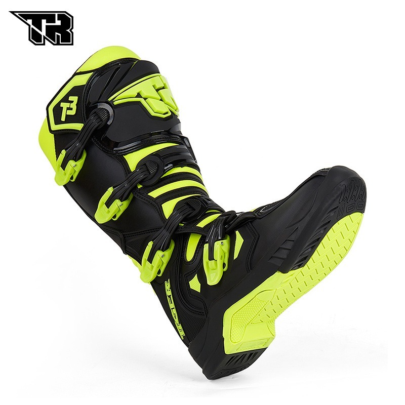 TR NEW Enduro Boots Motocross Riding Gear for Men MX Offroad Motorcycle ...