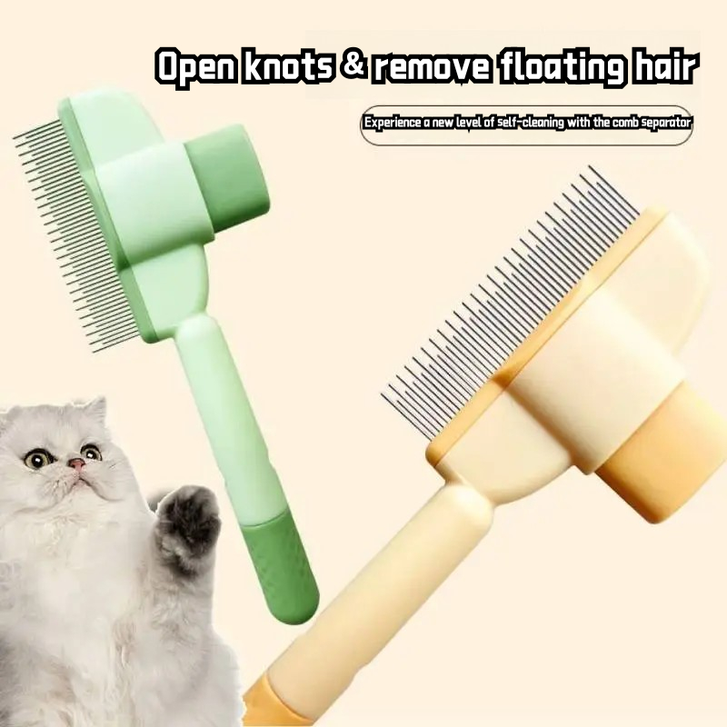 View of 【K&K】Cat and dog combs opening knots to remove floating hair, artifact ...