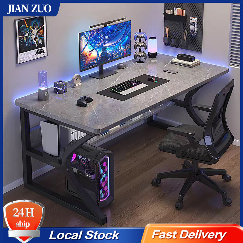 JZ 80/100/120CM Gaming Table Computer Desk Office Table Meja Study ...