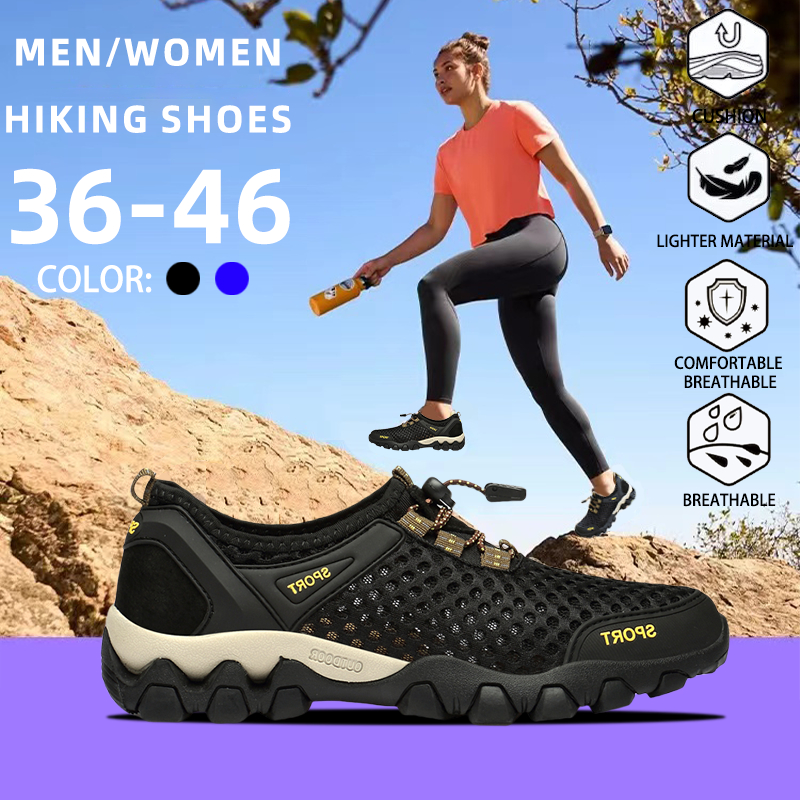 Hiking Shoes Men Outdoor Sport Running Shoes Waterproof Trekking Women  Hiking Shoes