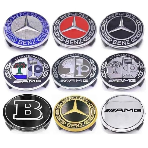 4 Pieces/Set 75mm For Mercedes Benz AMG W203 W206 W220 W205 W211 W212 ...