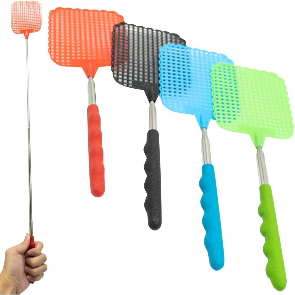 Extendable Fly Swatter Lightweight Manual Swat Pest Control with ...