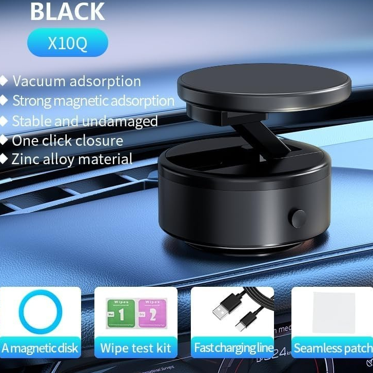 Perfect Electric Vacuum Magnetic Suction Car Phone Mount,Magnetic Car  Suction Cup Holder,360° Rotation Electric Suction Cup Magnetic Phone Holder  | Shopee Malaysia