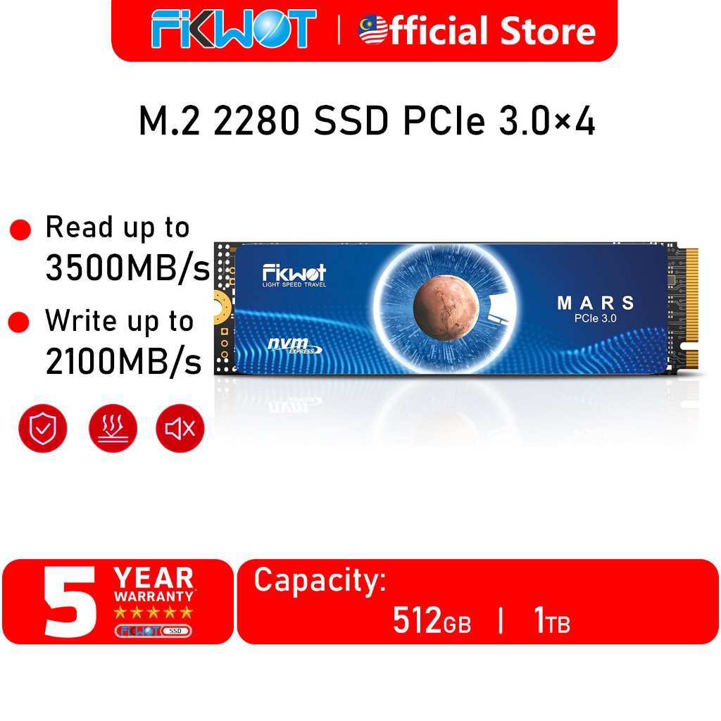 Fikwot FX550 M.2 NVMe SSD 1TB 内蔵型SSD