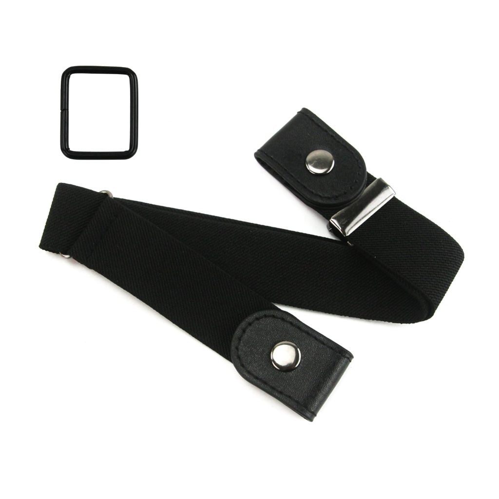 Adjustable No Buckle Stretch Belt for Women and Men Comfortable