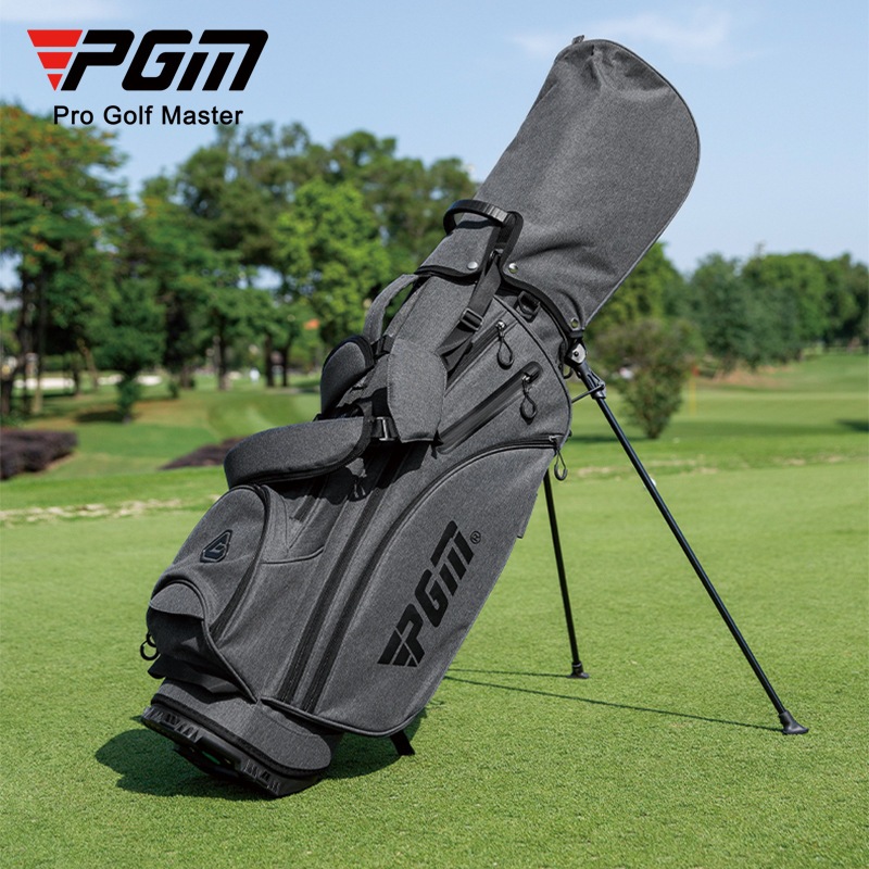 Sac De Golf PGM Bleu - Stand Avec 2 Compartiments - Neuf - Pour Parcours Ou Pratique