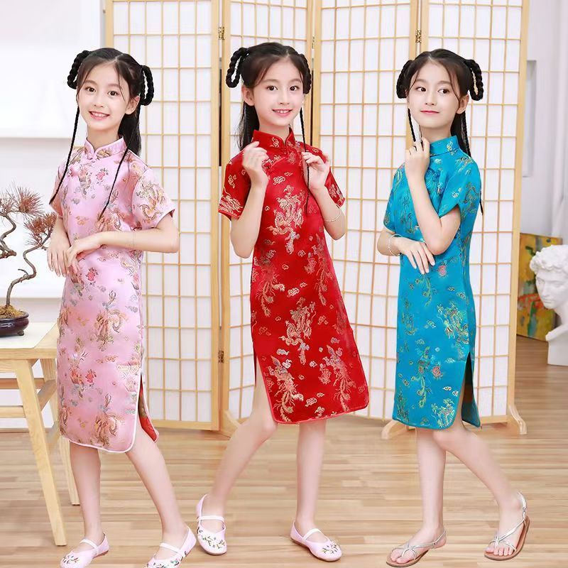 Qipao kids best sale