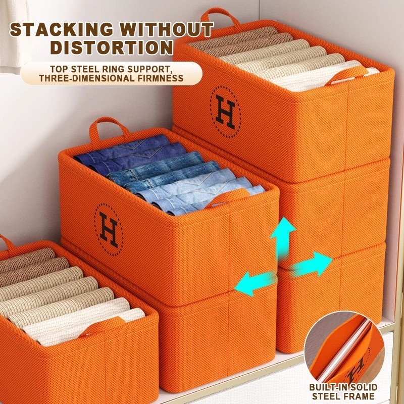 Foldable Clothes Storage Bag Storage Box Socks Clothes Large Capacity ...