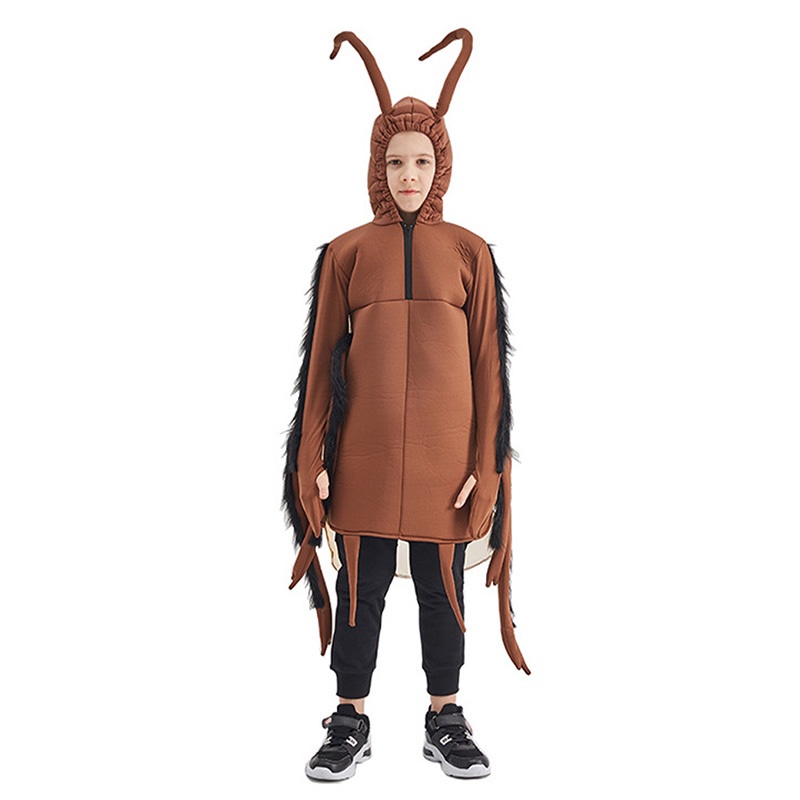 Kids Animal Costume Cockroach Dress Up Insect Cosplay Suit for Stage ...