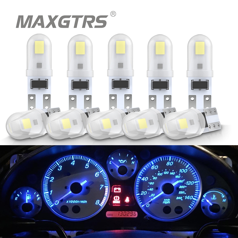 GLOFE T5 74 Canbus LED Dashboard Bulbs - 20/100 Pack, 6000K, For Instrument Panel/Gauge Cluster