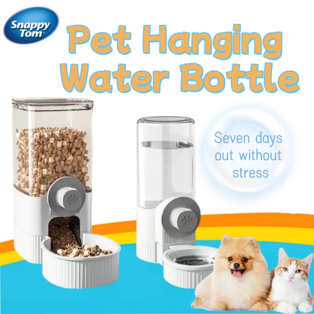 Carty Pet Automatic Hanging Food Feeder Drinker Water Dipenser cage dog ...