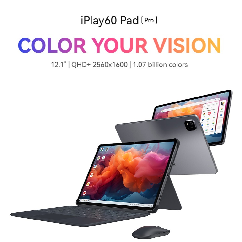 Qiawum TPU-Hülle Für Alldocube Iplay60 Pad Pro 12.1 Zoll – Transparent, Ultradünn, Mit Standfunktion