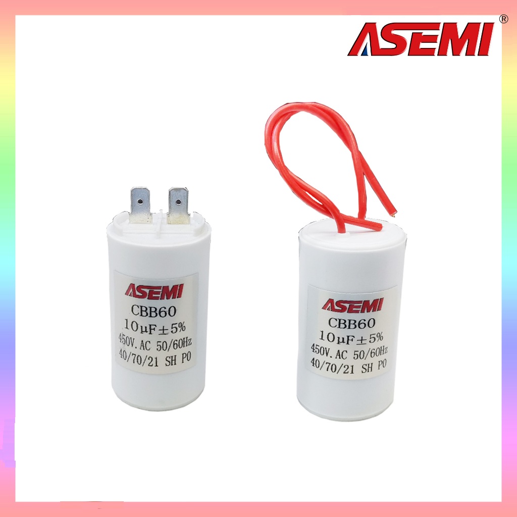 2 Wire Washing Motor Start Capacitor Water Pump CBB60 3.5 4 5 6 8 9 10 ...