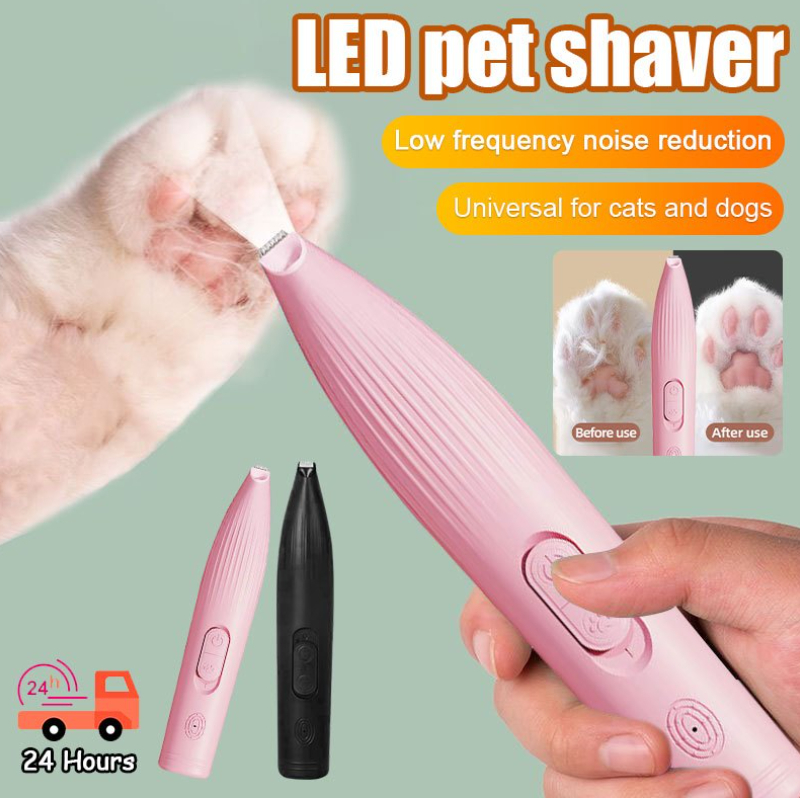 【Fast delivery】Dog Cat Foot Hair Trimmer Pet Paw Nail Grooming Clipper ...