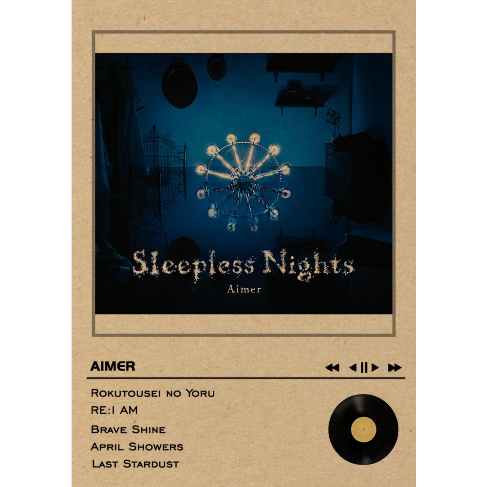 Aimer ポスター Sleepless Nights Aimer Sleepless Nights NO.6 B2