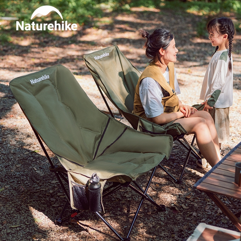 Naturehike Camping Moon Chair Outdoor High Back Recliner Portable