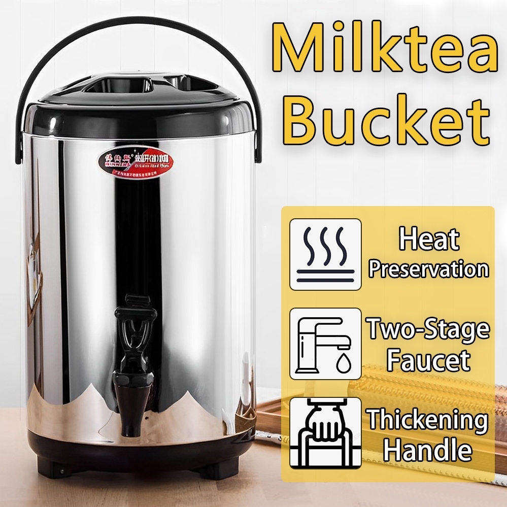 8/10/12L Drink Jar Water Dispenser 304 Stainless Steel Coffee Pot