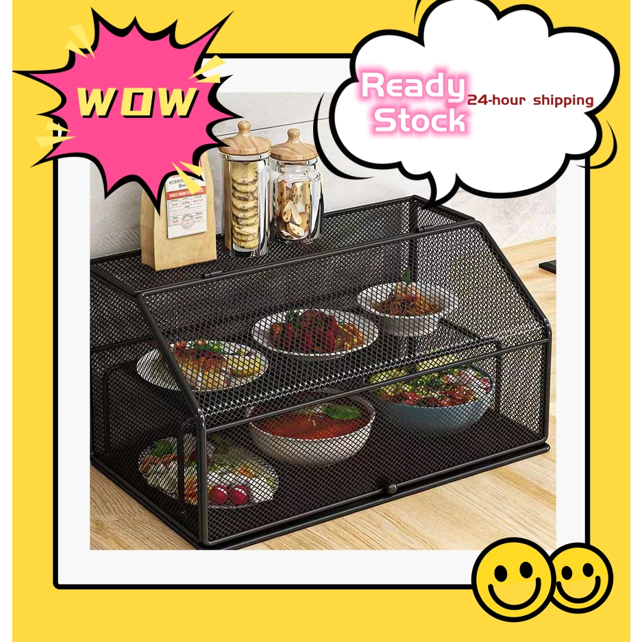 READY STOCKCountertop Table Food Cover AntiFly Antidust Cover Kitchen