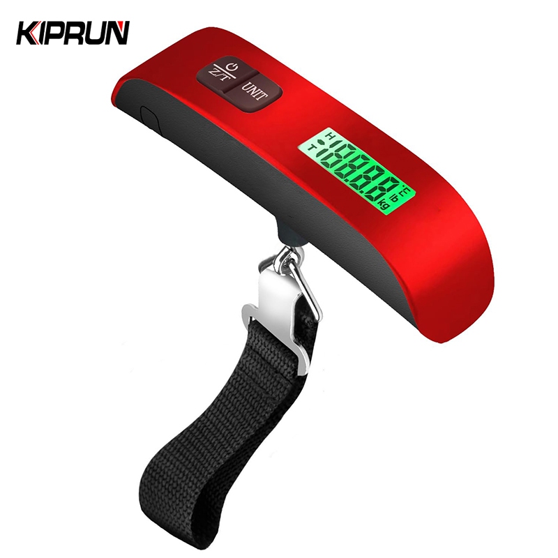 ATOM® 50kg Digital Luggage Weighing Scale. Portable Electronic Weight Machine For Travel & Flights. LCD Display. Accurate, Lightweight, Handheld
