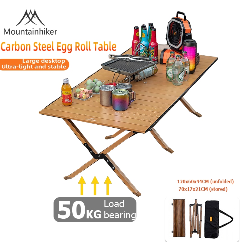 Portable Folding Picnic Table Outdoor Camping Table with Storage Bag in
