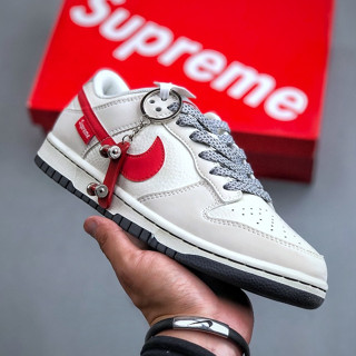 Low top recreational sports skateboard shoes Supreme x SB Dunk Low DQ1098 333 Shopee Malaysia
