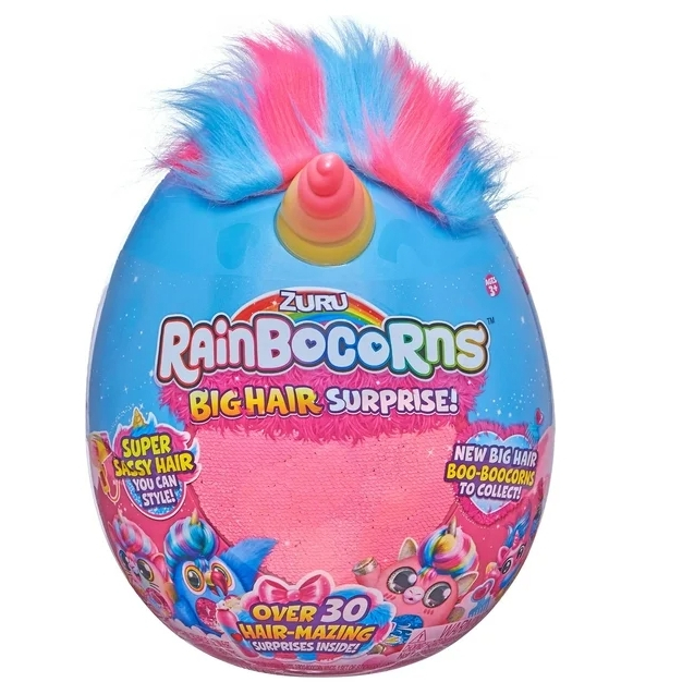 Rainbocorns Big Hair Surprise by ZURU Cuddle Plush Stuffed Animal 30 ...