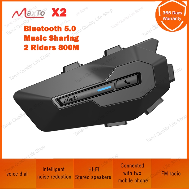 MAXTO Motorrad Bluetooth Headset M2C 1000M 6 Fahrer Gruppe Helm Kommunikationssystem Mit LCD Bildschirm Universal Motorrad Intercom Wasserdicht Casco De Motor Intercomunicador FM/GPS/Siri