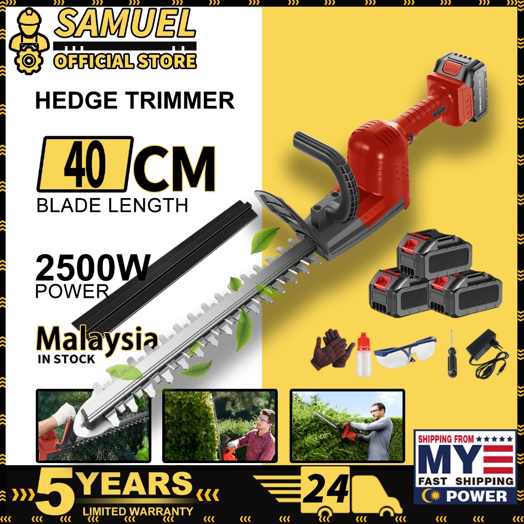 2 in 1 Portable Hedge Trimmer Machine Electric Weeding Garden Pruning ...