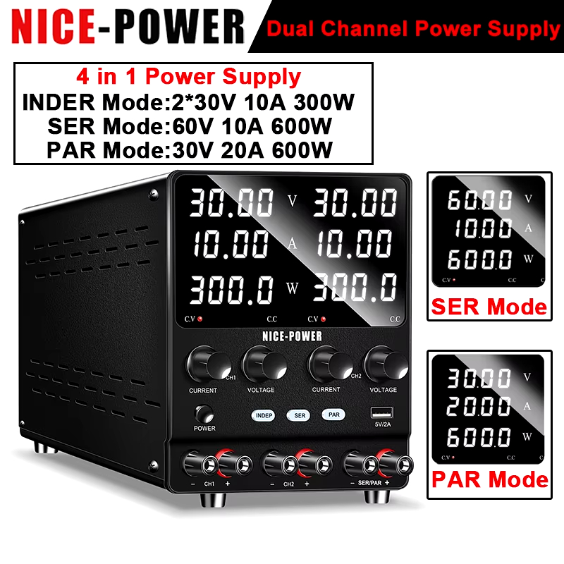 NICE-POWER 30V 20A Dual Switching Power Supply 220V to 12V DC Voltage ...