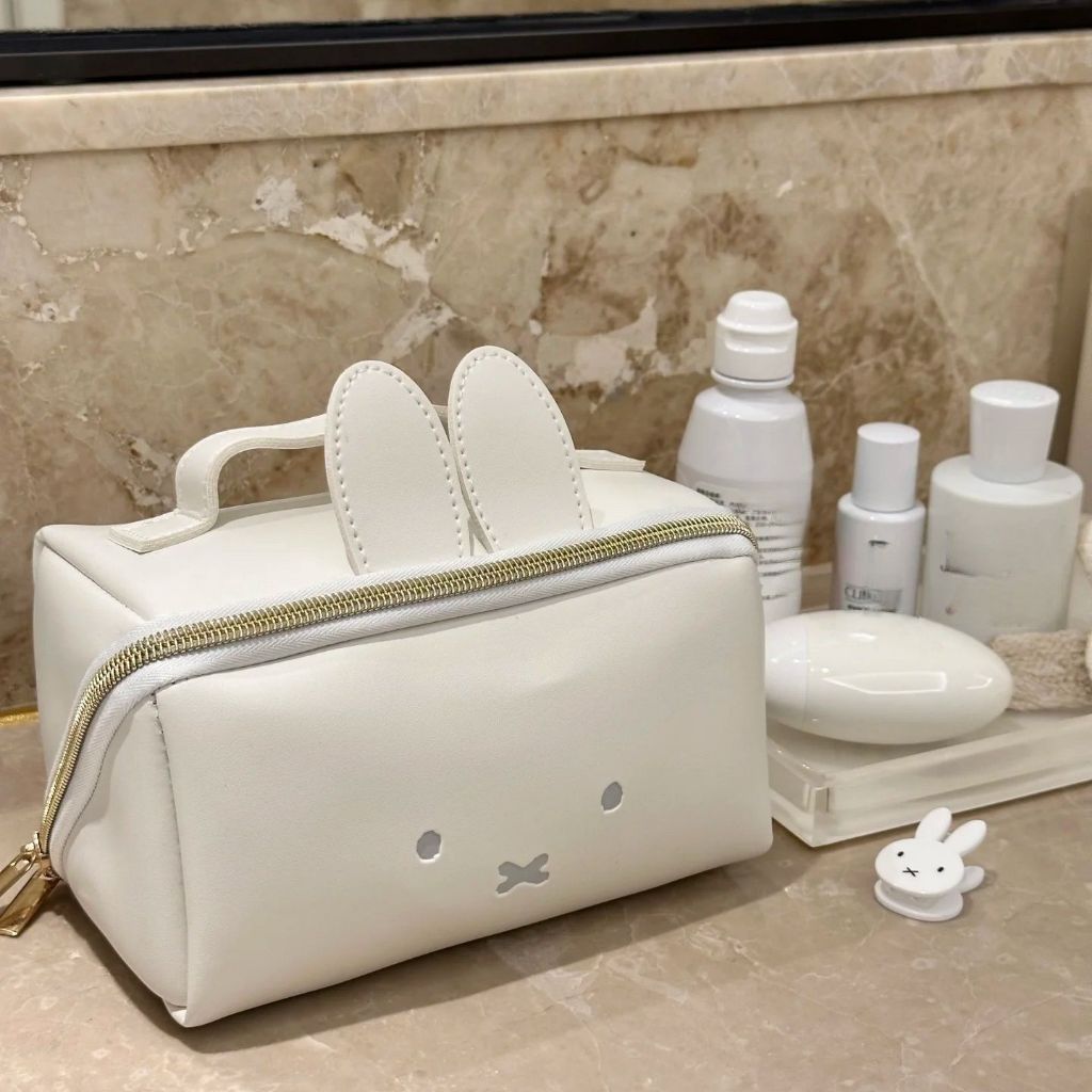 Ohaya | Miffy Cosmetic Bag Portable pu Large-Capacity Multi-Layer Magic ...
