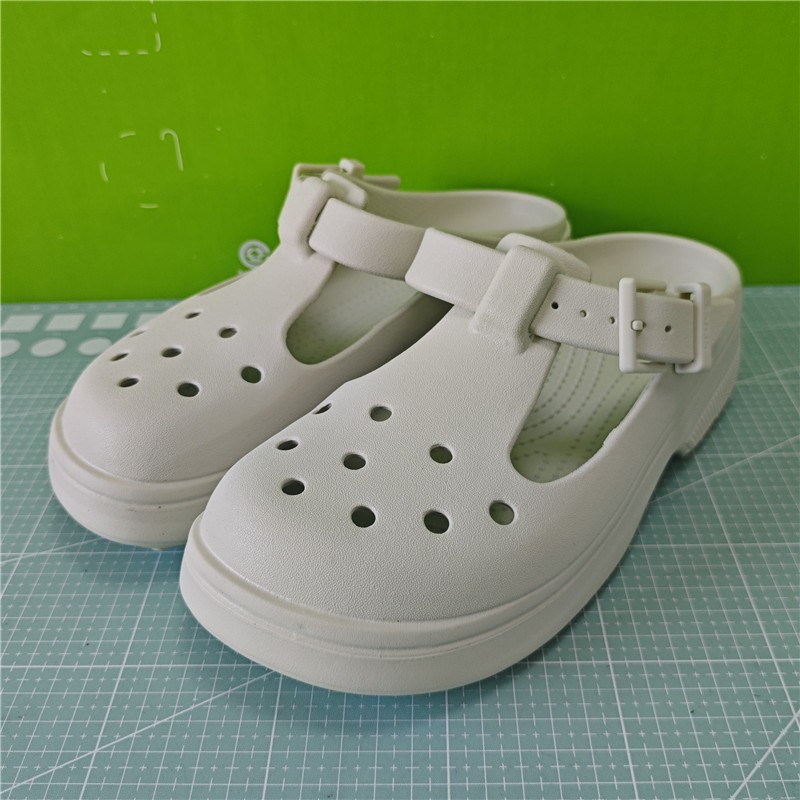 Crocs Classic Mary Jane Hole Shoes Outdoor Beach Shoes Women's Shoes ...