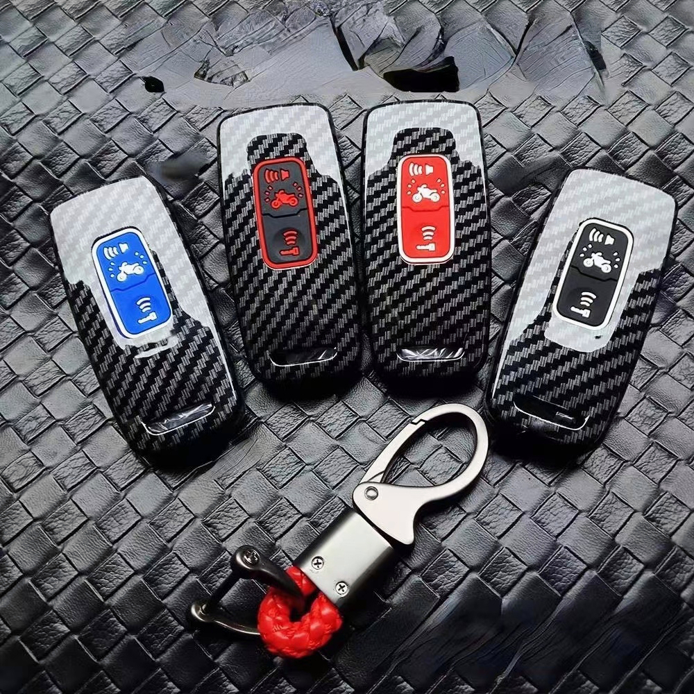【ABS Carbon Fiber】Honda pcx160 click160 key case Honda motorcycle adv ...