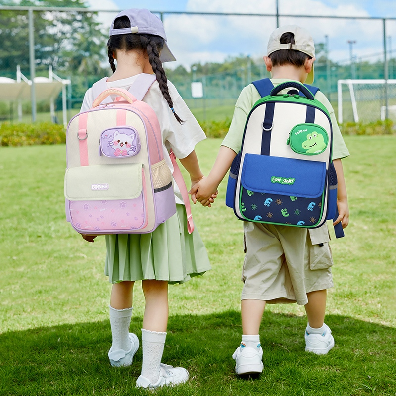 Binnes School Bag Student Backpack Cartoon Bag Large Capacity Backpack School Travel Shopee Malaysia