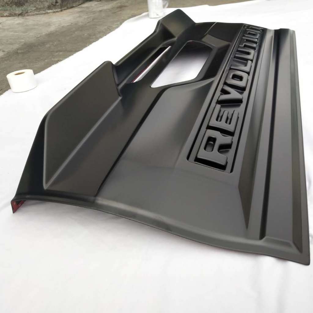 Toyota hilux revo rear bonnet garnish with a tail wing | Shopee Malaysia