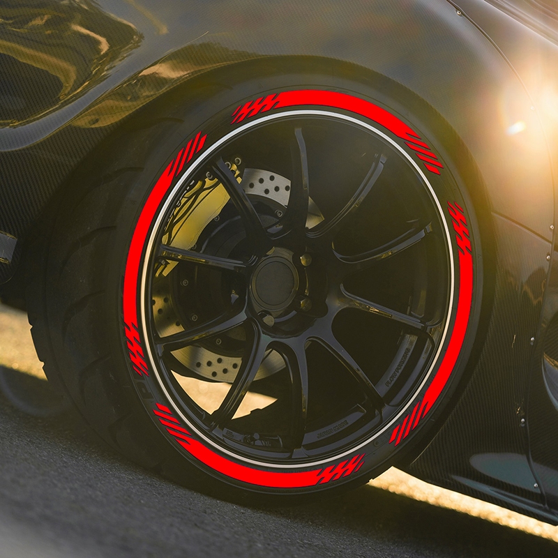 4pcs Tire Stickers Car Tire Letter Stickers Waterproof Car Wheels ...