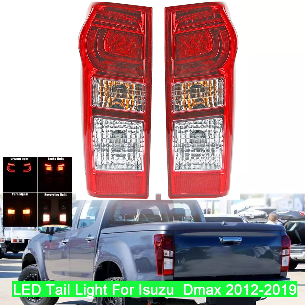 Passenger Side Left Rear Tail Light For Isuzu D-Max 2012-2017 - LED Ultimate Components UC5059450736118