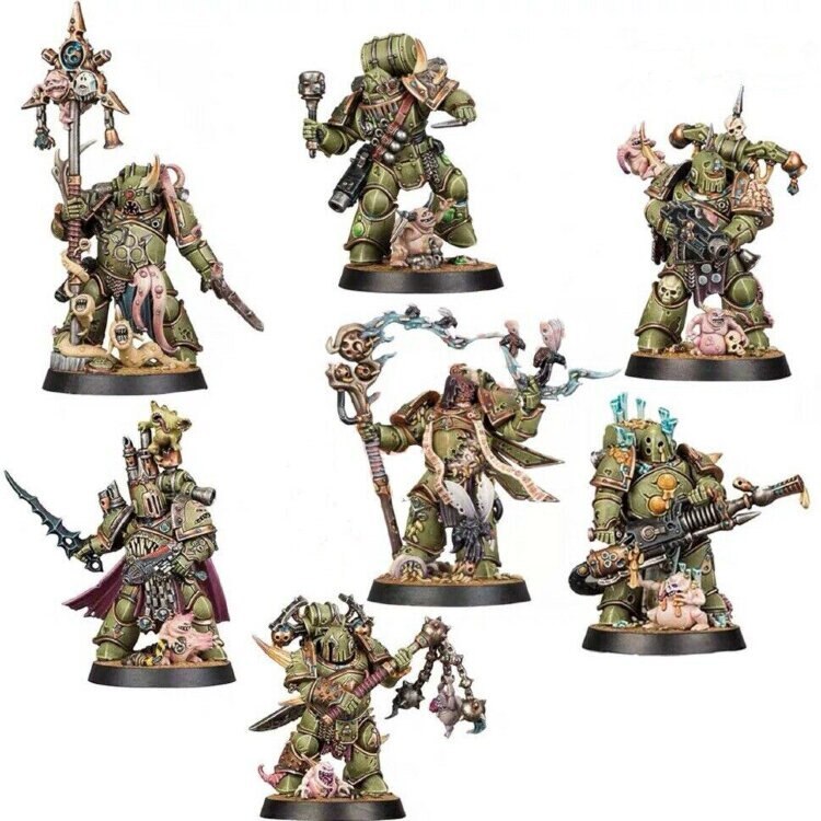 Death Guard Heroes Collection (7 man) High Quality Resin Model ...
