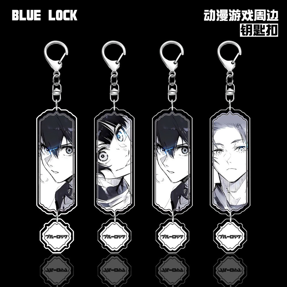 BLUE LOCK Anime Figures Isagi Yoichi Bachira Meguru Acrylic Key Chains ...