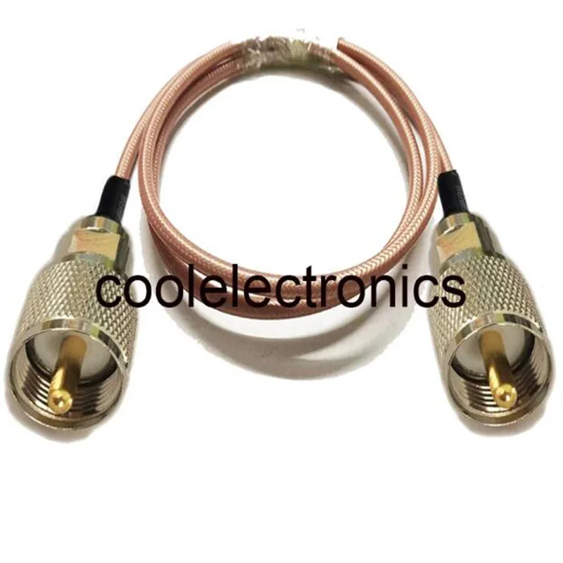 Superbat Cavo RG142 CB 1m UHF PL259 Maschio A Maschio 50 Ohm Bassa - Foto 6