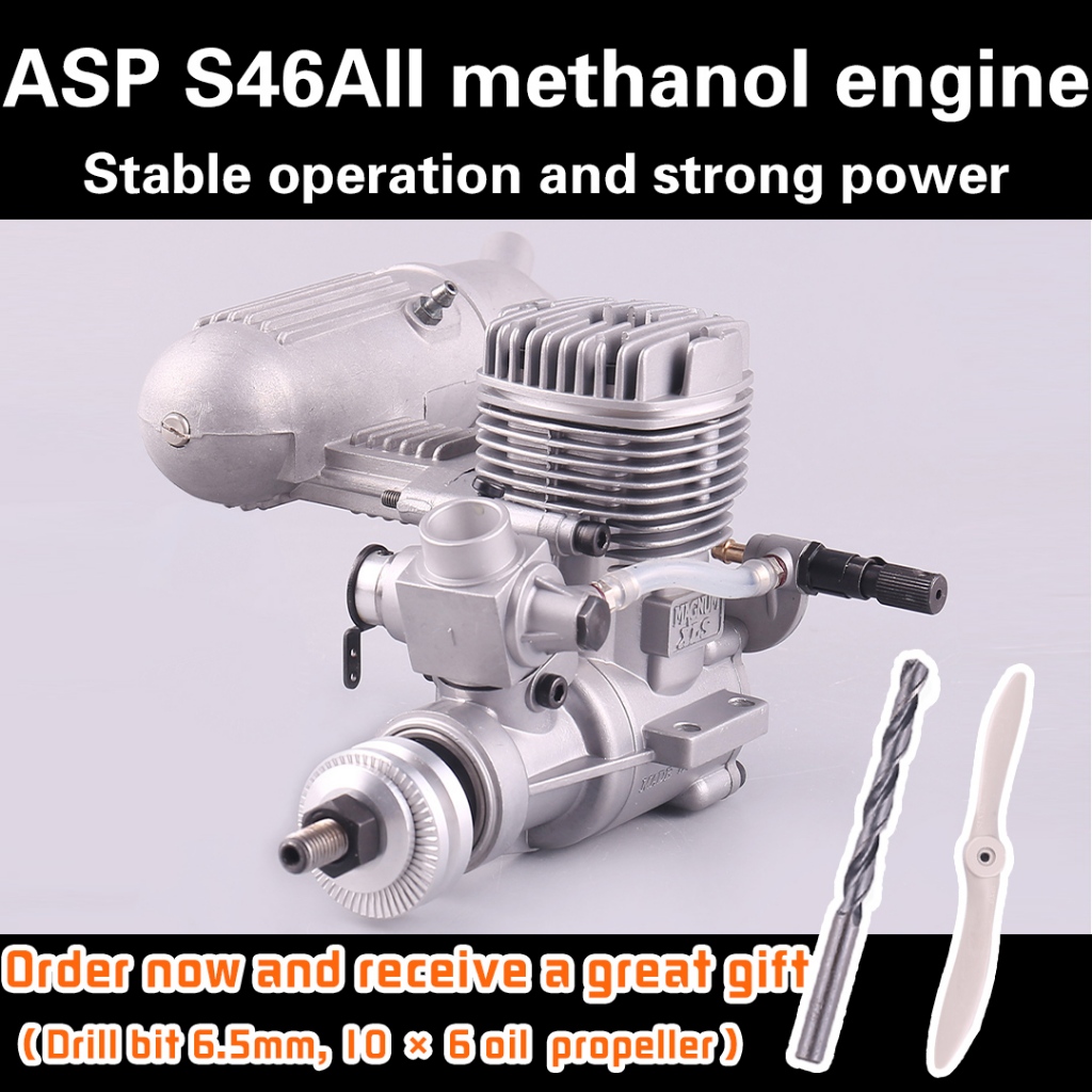 ASP MAGNUM XLS S46A S46AII 7.45CC Two Stroke Glow ABC Methanol Nitro ...