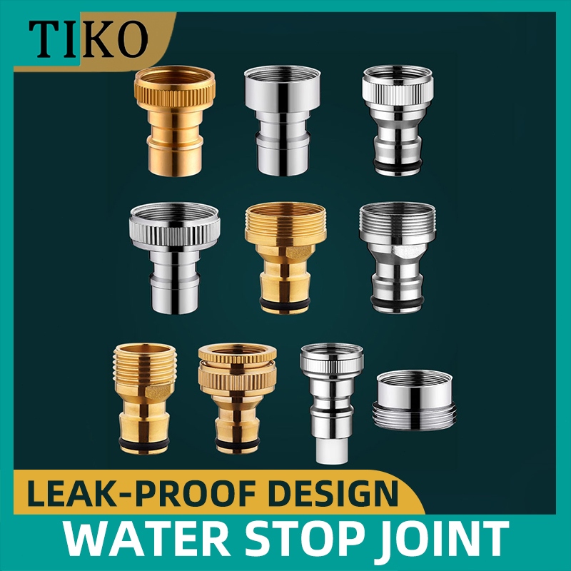 Washing Machine Faucet Brass Water Stop Connecto Garden Outdoor Faucet