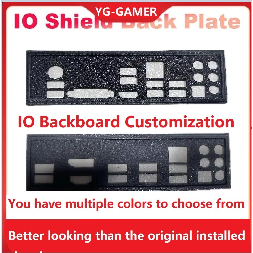 Customized I/O Shield Back Plate BackplateAll motherboard models are ...