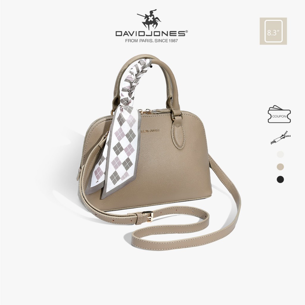 David Jones Paris 2025 Spring Summer New Collection Designer Women Totes Office Bags Crossbody Bags pu leather female Soft and Supple bag Shopee Malaysia