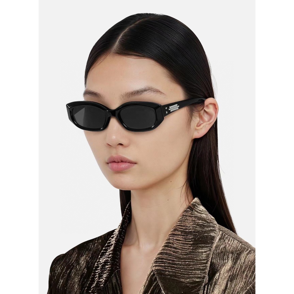 Highquality Irregular Plate Retro Cat Eye Shape Fashion Sunglasses