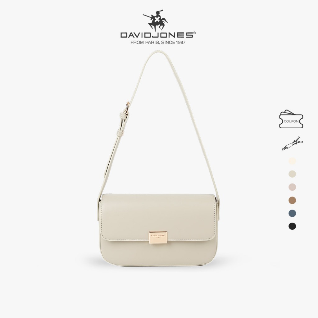 David Jones PU Leather Crossbody Bag