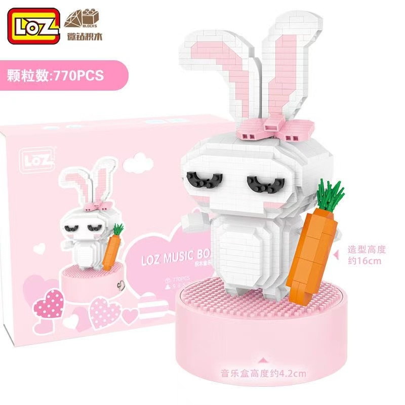 LOZ smart building blocks-rabbit music box | Shopee Malaysia