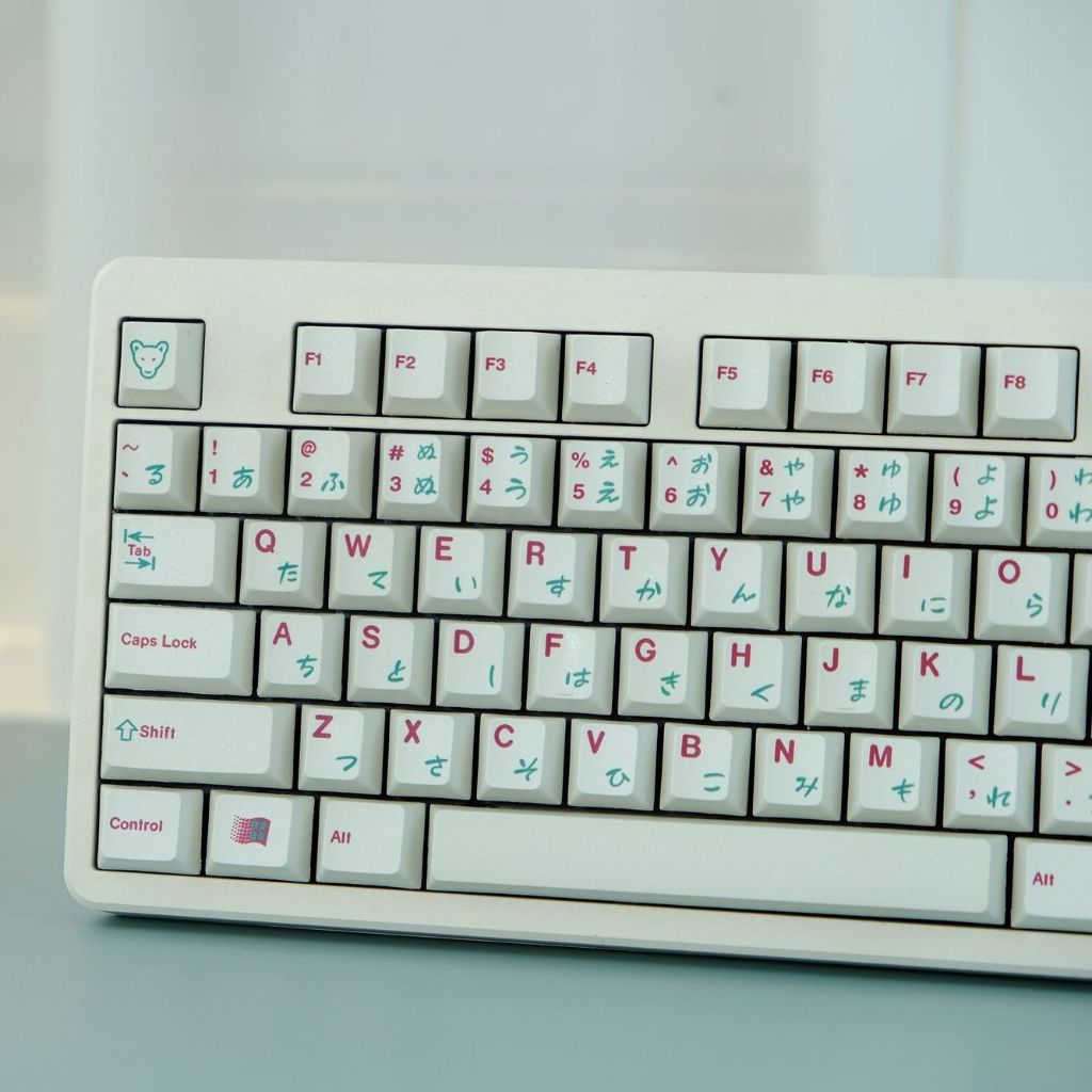 Iranger Bear Keycaps PBT Dye-sub Cherry Profile Keycap Custom Keycaps ...