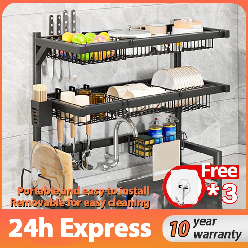 Easy to put on the sink dishwashing rack sink dishware chopsticks rack ...